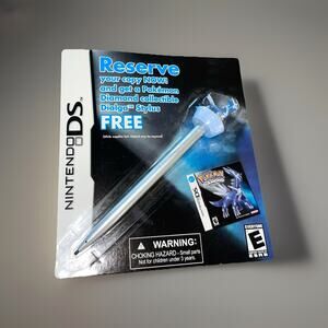 Vintage Nintendo DS Pokemon Diamond Version Dialga Stylus Brand New Promo
